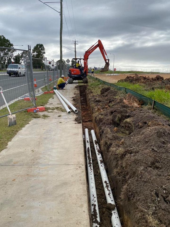 Pipe Laying completed in Caboolture