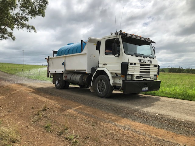 Water Cart Hire and Tipper Truck Hire in the Somerset and Moreton Bay shire